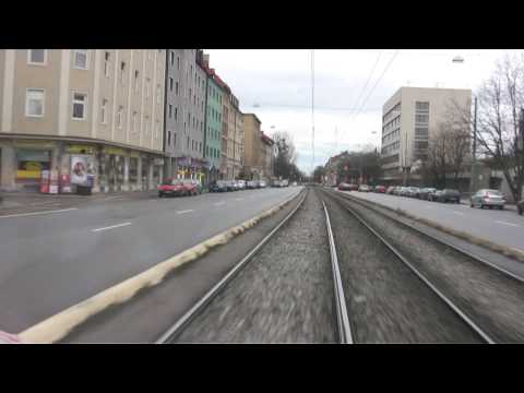 Münchner Tram: Mitfahrt Leonrodplatz - Stachus (20) (2007)