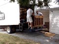Piano on truck liftgate elevator