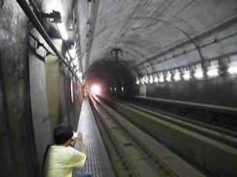 EH500 青函トンネル竜飛海底駅 貨物列車通過