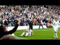 leeds united v bristol rovers beckford celebration after his promotion goal that sent us up