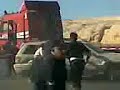 دوريات خارجية في ملاحقة مع SUV سعودية بتلقو المساعدة من مصدر غير متوقع، وينش ضايقو صاحب الجيب