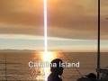 California fires seen from the sea