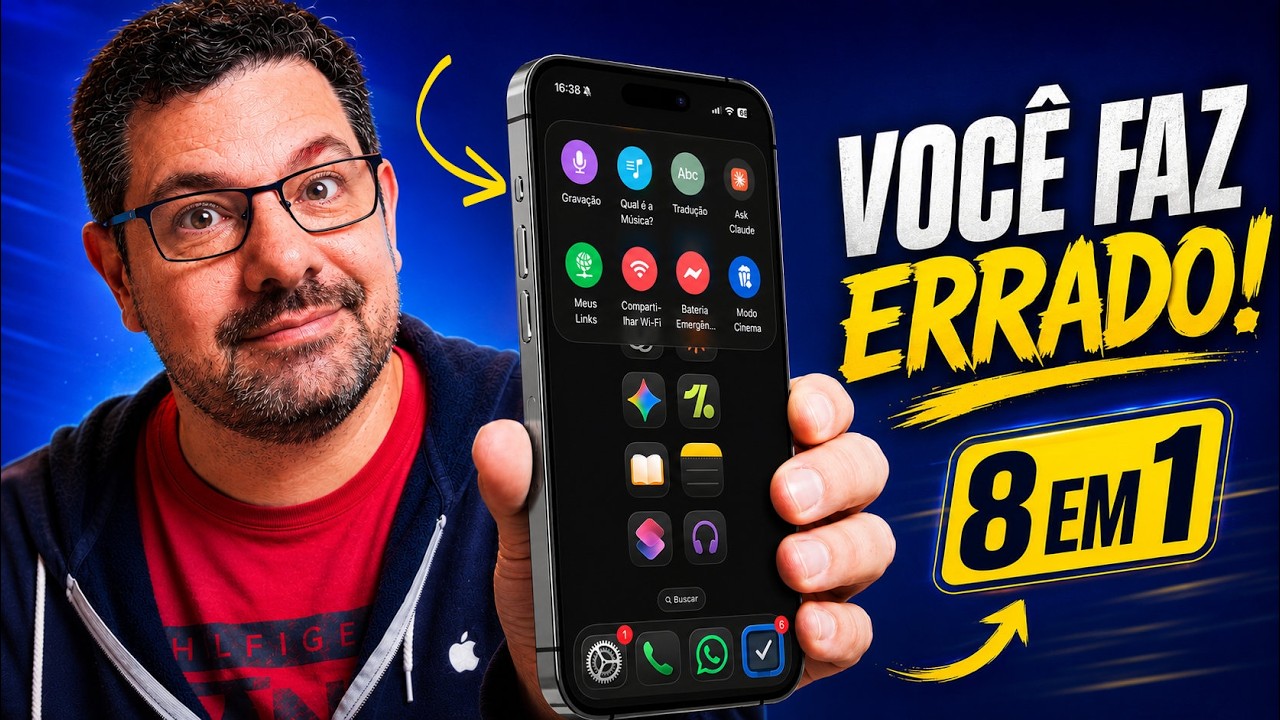 Você está usando o Botão de Ação do iPhone ERRADO!