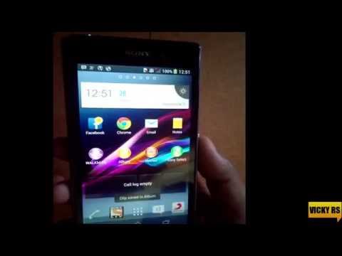 how to screenshot on sony xperia z1