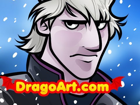 how to draw kristoff