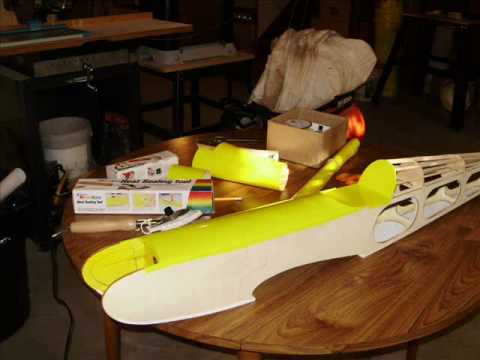 how to cover rc plane fuselage