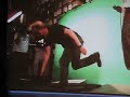 Adam falling off of a tredmill, in Hi Speed slow-mo