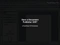 Save a Document in Publisher 2007