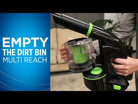 How to Empty the Dirt Bin and Clean the Filter on Multi Reach™ Video