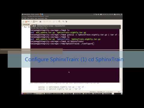 how to train cmu sphinx