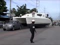Transport Of Catamaran RB34 With Pick-up