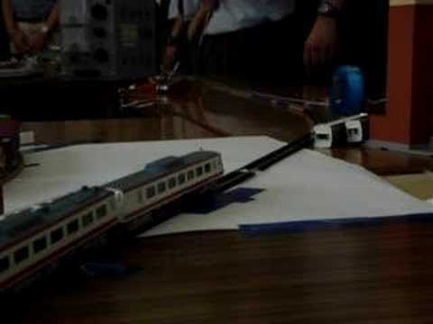 電車の脱線シュミレーション（ｎゲージ）