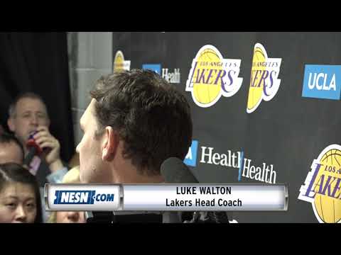 Video: Luke Walton Lakers Vs. Celtics Postgame Press Conference