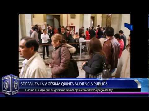 XXV Audiencia P�blica en Palacio de Gobierno 