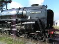 9F Black Prince leaves Cheltenham Station at GWR Steam Fair