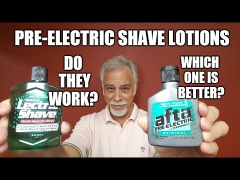 video-linktoworks-Shaving w Electric Razor : Which Pre-Electric shave...