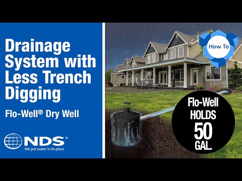 how to drain high water table
