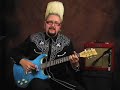 Guitar fingerpicking blues Brian Setzer rockabilly style