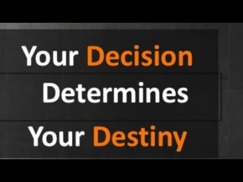 Morning cry 17: Your decisions determines your destiny – Save the World ...