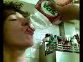 marijn kotst door water