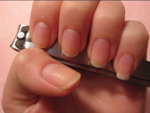 how to properly cut nails