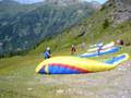 paragliding - backwards beginner start - uups;-)