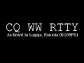 Listening to CQ WW RTTY