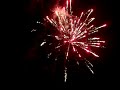 Silvester 2011 Feuerwerk in Erkrath, Blick Richtung Hilden, Leverkusen, Köln