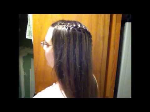 how to waterfall braid pinterest