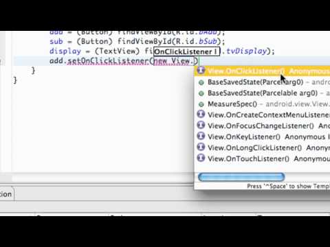 how to define button in android