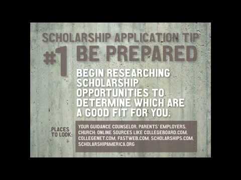 how to apply for scholarships