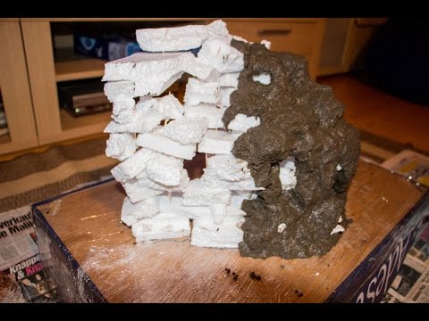 Höhle aus Hypertufa bauen, fürs Terrarium oder Paludarium