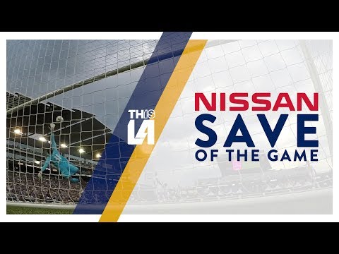Video: Clement Diop tips a long distance effort just over the bar | Nissan Save of the Game