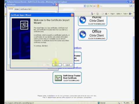 how to locate a certificate in windows xp