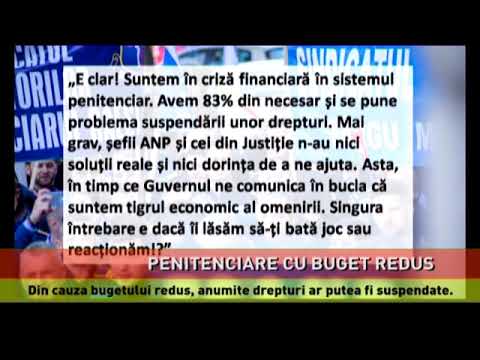 Penitenciarele, în criză financiară