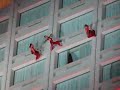 Acrobaties sur le Hilton pour le 400 ieme de Quebec