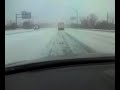 Acura RL in a snowstorm