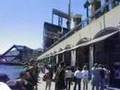 Barry Bonds hits foul near McCovey Cove going for #755