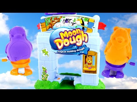 MOON DOUGH Magic Zoo Umagine Toys Molds DCTC Review Works With Play Doh