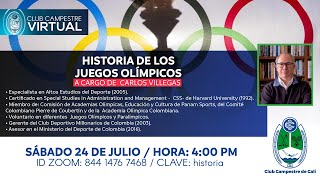 Conferencia 'Historia de los Juegos Olímpicos'