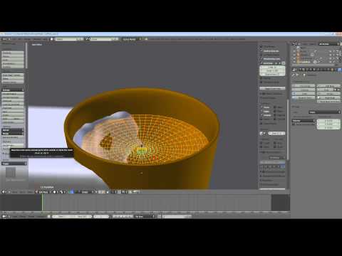 blender - This short tutorial demonstrates how to make the new Blender Bullet Physics system affect a Fluid Simulation. Intro Music - Sardi (me)