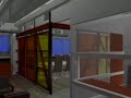 archijob - studio : interior with materials - autocad 3d