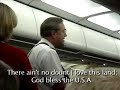 An airline pilot sings to his passengers in the wake of 9/11. Note: the star of this video, Captain Dan Mossman, contacted me after watching this clip and wrote: 
