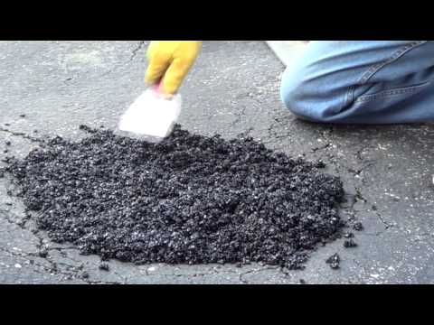 how to repair potholes