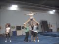 Cheerleading Stunt: Elevator to V-Sit/Teddy Bear Cheerleading Stunt: Elevator to V-Sit/Teddy Bear