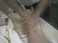 Massagem à parte posterior da perna (gémeos)