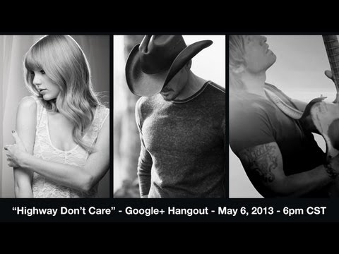 Care - Live Music Video Premiere of Tim McGraw's Highway Don't Care with Taylor Swift and Keith Urban.