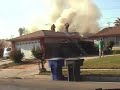 SBFD in Action - House Fire with Attic Involvement