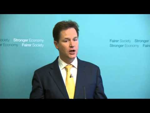 government - Deputy Prime Minister Nick Clegg says the coalition will remain until 2015, and that the focus of the government should be on boosting the economy, in a spee...