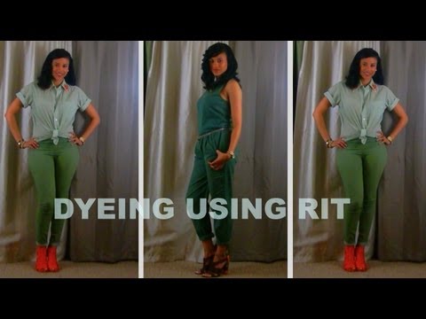 how to dye clothes in washing machine